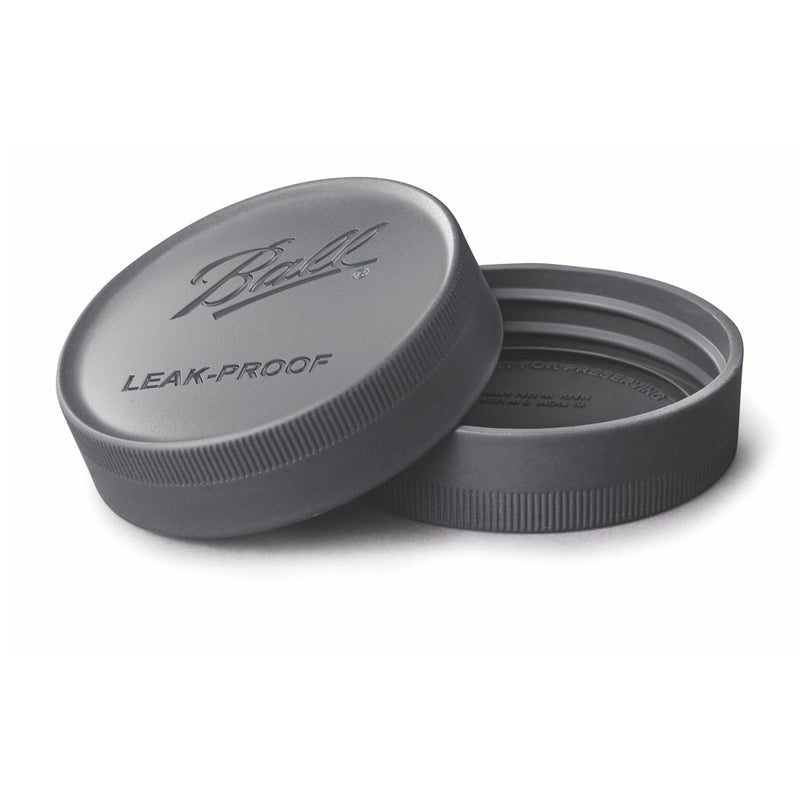Ball Leak-Proof Plastic Lids for Glass Mason Jars, Used for Canning, Pickling, Juice, Jam, Jelly (Wide, 6 Count (Pack of 2)) - Image 2